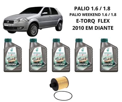 Kit Troca Oleo Palio Weekend 1 8 16v E Torq 2010 Diante Sele SELENIA