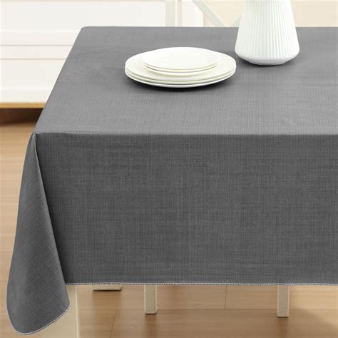 Home Bargains Plus Grey Caf Hotel X Inch Rectangle Vinyl Dining