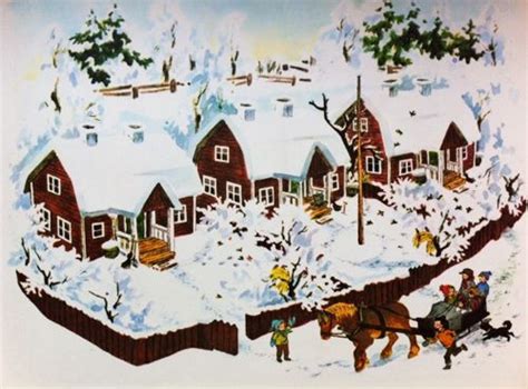 Scene From Astrid Lindgren S Book Weihnachten In Bullerb