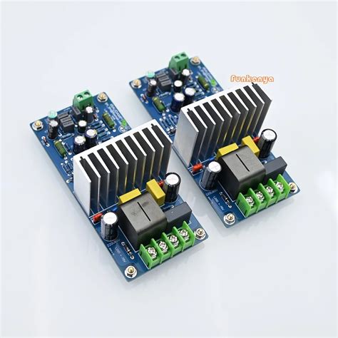 2PCS L20D IRAUDAMP7 IRS2092 Top Class D Audio Amplifier Board 200 250W