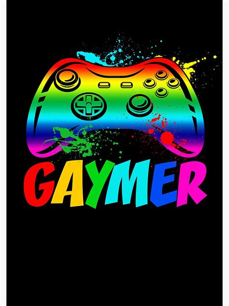 Gaymer Gay Pride Flag LGBT Gamer LGBTQ Gaming Gamepad Spiral Notebook