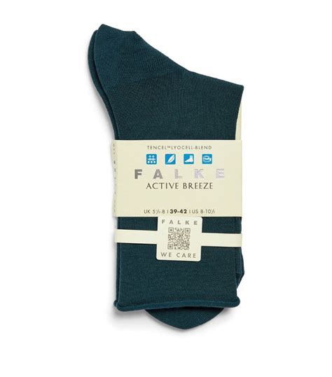 Womens Falke Green Active Breeze Ankle Socks Harrods Uk