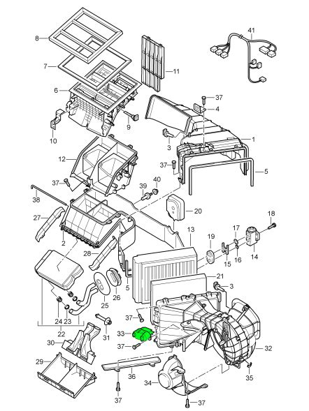 Porsche Cayenne Air Conditioning Blower Regulator