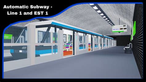 Ligne 1 Mp05 Automatic Subway Line 1 And Est 1 Roblox Youtube