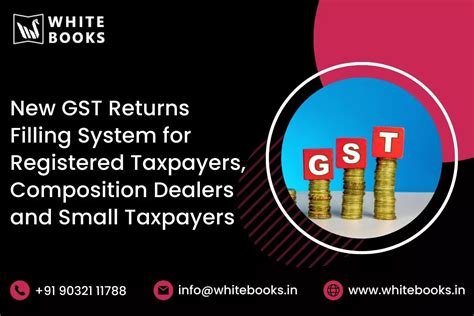 New Gst Returns Filling System For Registered Taxpayers Composition