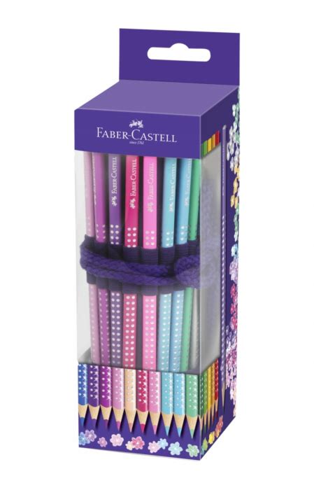 Rollup Creioane Colorate Sparkle Creion Sparkle Accesorii Faber