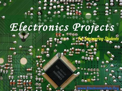 Electronics Projects List for Engineering Students