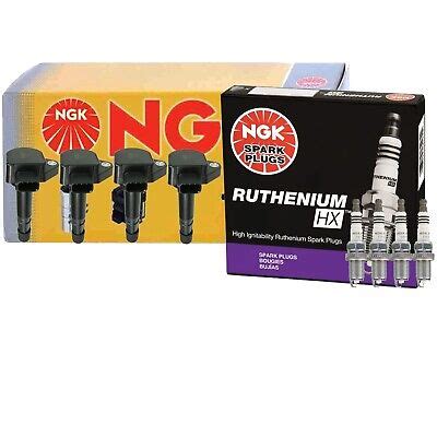 Ngk Cop Ignition Coils Ruthenium Hx Spark Plugs Kit For Honda