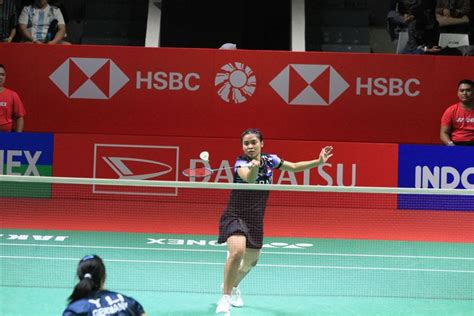 Foto Hasil Indonesia Masters 2024 Menangi Duel Merah Putih Gregoria