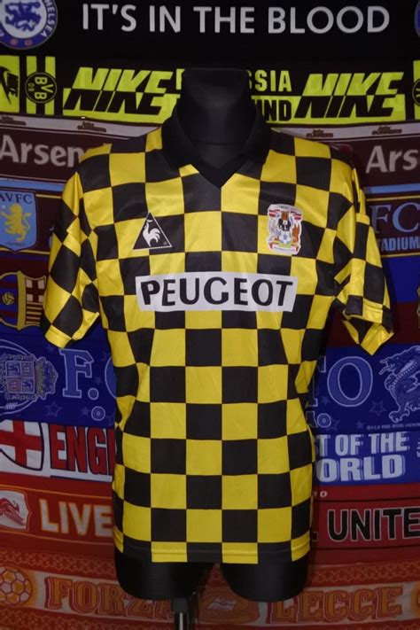 Coventry City Special Football Shirt Sponsored By Peugeot