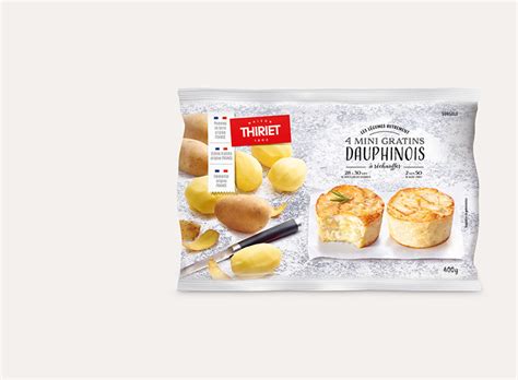 4 Mini Gratins Dauphinois Surgelés Maison Thiriet