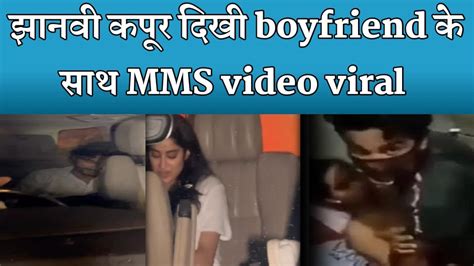 Jhanvi Kapoor Out For A Walk With Boyfriend Shikhar Pahadia Mms Video