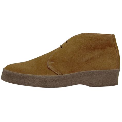 Sanders Suede Chukka Hi Top Boot Tan 6480TS