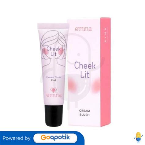 EMINA CHEEK LIT CREAM BLUSH PINK 10 ML TUBE Kegunaan Efek Samping