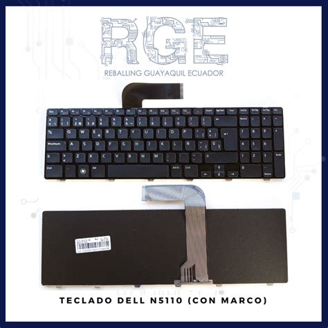 TECLADO PARA LAPTOP DELL N5110 M5110 EN ESPAÑOL CON MARCO