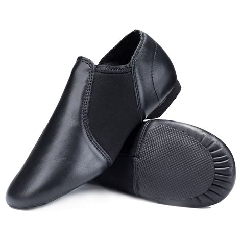 Stelle Leather Slip On Jazz Shoes For Girls Boys Toddler Kids Adults