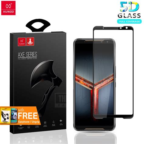 Xundd Axe 5d Full Adhesive Tempered Glass For Asus Rog Phone 2gvf