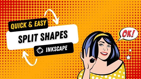 How To Split Shapes In Inkscape Youtube