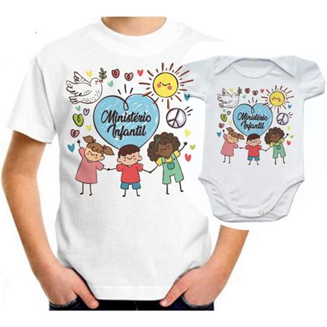 Camiseta Dia Das Crian As Minist Rio Infantil Elo