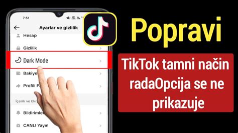 Kako Popraviti Opciju Tiktok Dark Mode Koja Se Ne Prikazuje