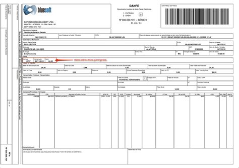 Danfe Exibição Dos Dados Da Fatura Blog Bluesoft Erp