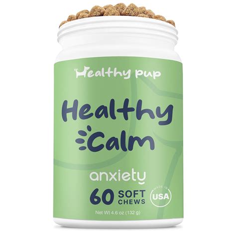 Healthy Pup Premium Calming Chews For Dogs With Melatonin 60 Soft