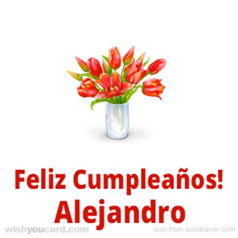 Feliz Cumpleaños Alejandro Free e Cards