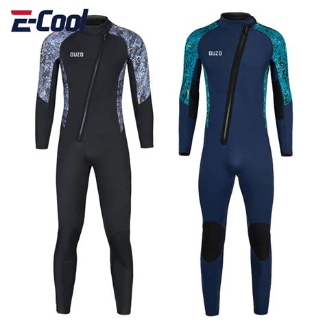 Traje De Neopreno De Cuerpo Completo De Mm Traje De Buceo Nataci N