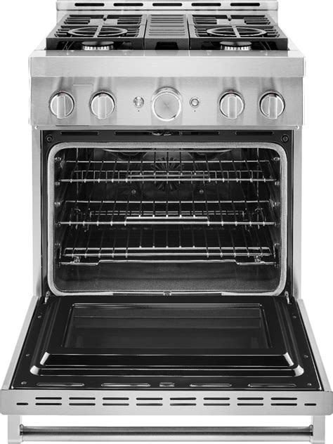 Kitchenaid Commercial Style Cu Ft Slide In Gas True Convection