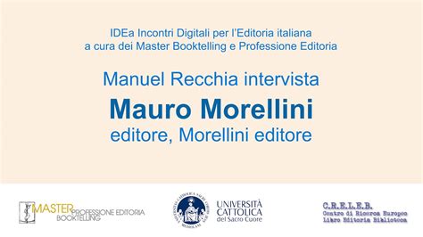 IDEa Linnovazione Di Extended Book Con Mauro Morellini Editore Di