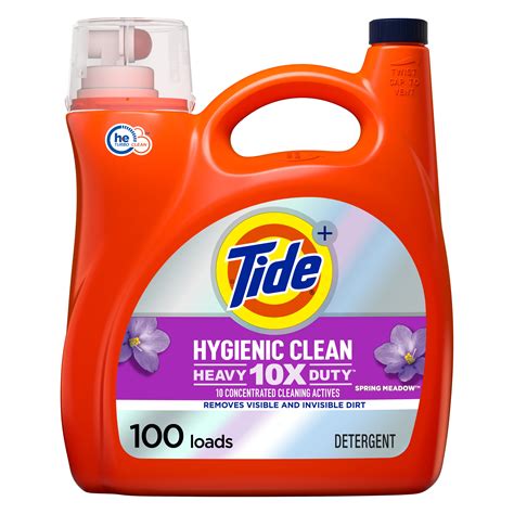 Tide Hygienic Clean Heavy Duty 10x Liquid Laundry Detergent Fresh