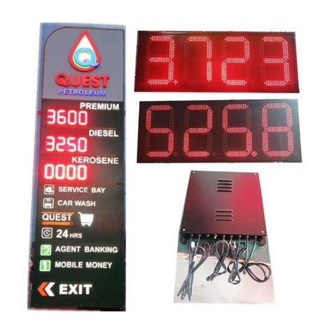 LED gas price signs for gas petrol station Fuel Prices, Gas Prices, Gas ...