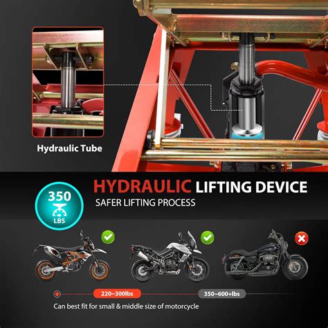 Vivohome Lbs Hydraulic Motorcycle Lift Table Nepal Ubuy