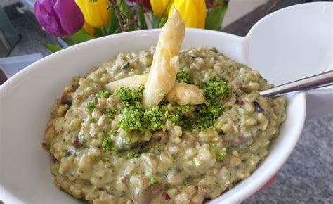 Rezept Gersten Risotto Mit Mandeln Und Gem Se Mixmahl