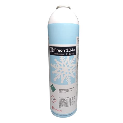 GAS REFRIGERANTE FREON R134A LATA 1KG CHERMOURS Invernia Peças