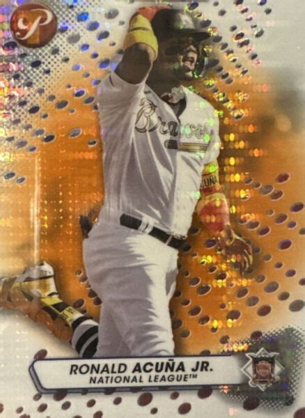 2023 Topps Pristine Orange Refractor 272 Ronald Acuña Jr 25 for