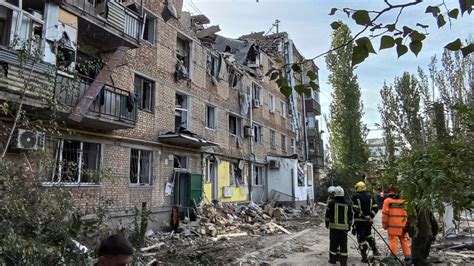 Russian Strikes Kill Five In Southern Ukrainian City As Nato Partners