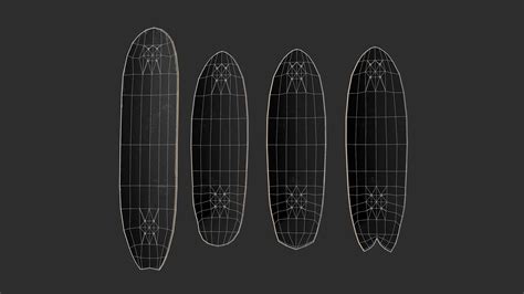 Surfskate Boards 3D Model - TurboSquid 2024290