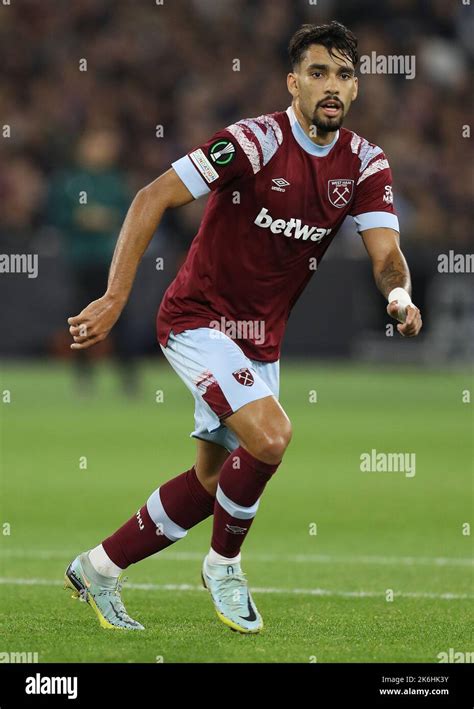 London England 13th October 2022 Lucas Paquetá Of West Ham United