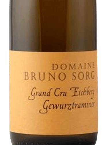 Domaine Bruno Sorg Gewürztraminer Grand Cru Eichberg Vivino Brasil