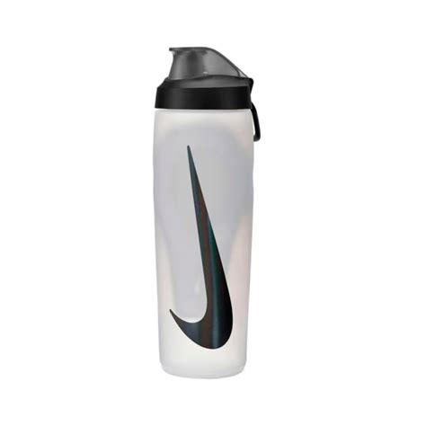 Botella Nike Refuel Locking Lid 710 Ml Natural Black Iridescent