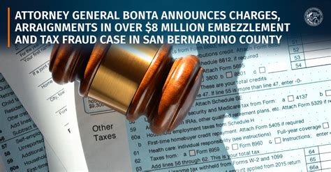 Attorney General Bonta Announces Charges Arraignments In Over