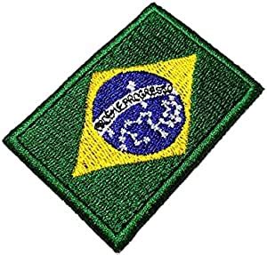 Bandeira Brasil BBR254 Patch Bordado Para Camisa Uniforme Amazon