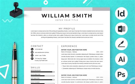 William Smith Clean Resume Template TemplateMonster