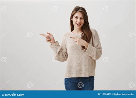 Girl Is Ready To Except Every Proposal For Drink Portrait Of Charming Caucasian Brunette With