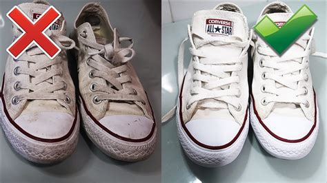 Guía completa Cómo limpiar tus Converse blancas sin necesidad de una