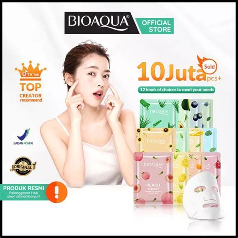 Bioaqua Sheet Mask Hydrating Essence Face Mask Brightening Gr