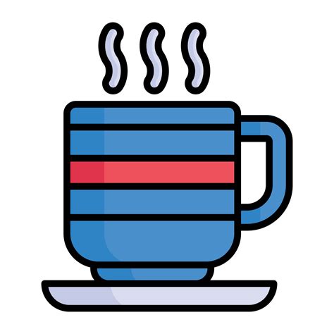 A Hot Tea Cup Vector Icon Design Hot Beverage Concept 19516710 Vector Art At Vecteezy