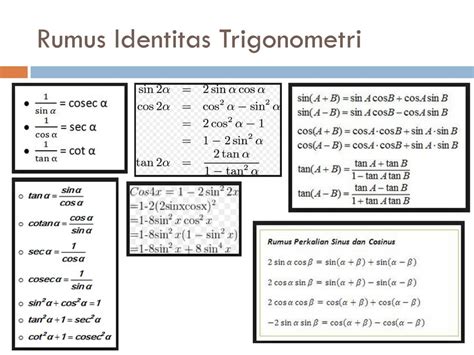 Rumus Identitas Trigonometri Lengkap Berbagi Informasi