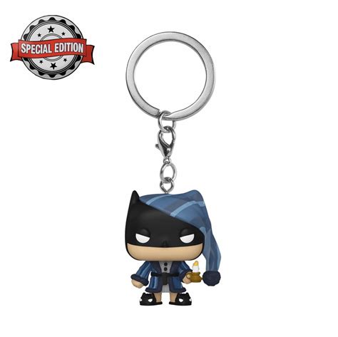 Funko Pocket Pop Keychain Dc Holiday Batman Ebenezer Scrooge